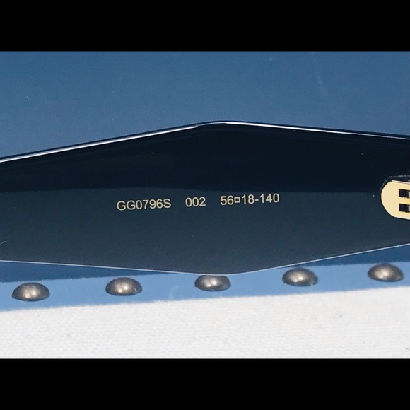 Black / Violet / Gold Gg0796s - 002 Sunglasses - Picture 9 of 10